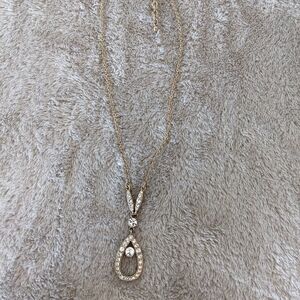Gold Plated Minimalist Geometric Pendant Necklace With Earrings